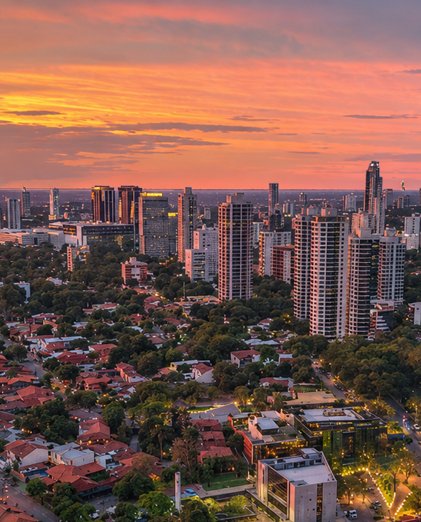 Evening over Asunción